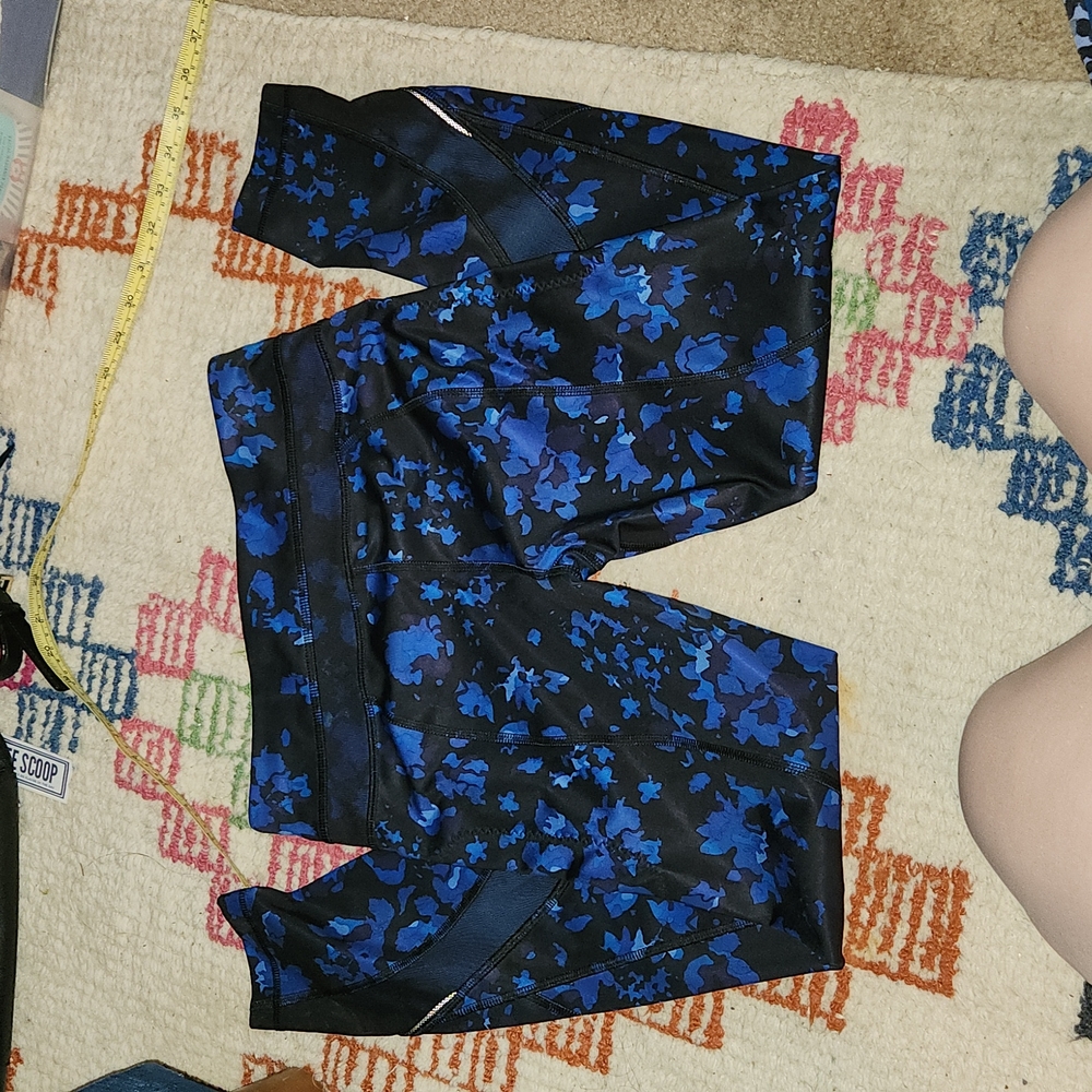 Lululemon Inspire Tight II Size 4 Dandy Digie Porcelaine Black mesh  DAN… - Picture 4 of 10